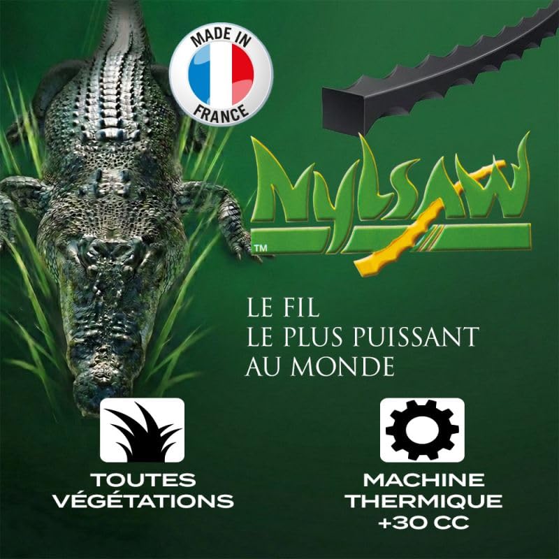 Matijardin Nylsaw - Hilo de nailon con muescas (4,5 mm x 16 m)
