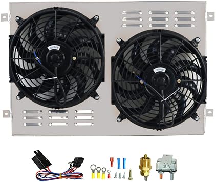 Aluminum Radiator Shroud Fan Relay for 1968-1974 Dodge Charger/Plymouth Mopar Big Block V8