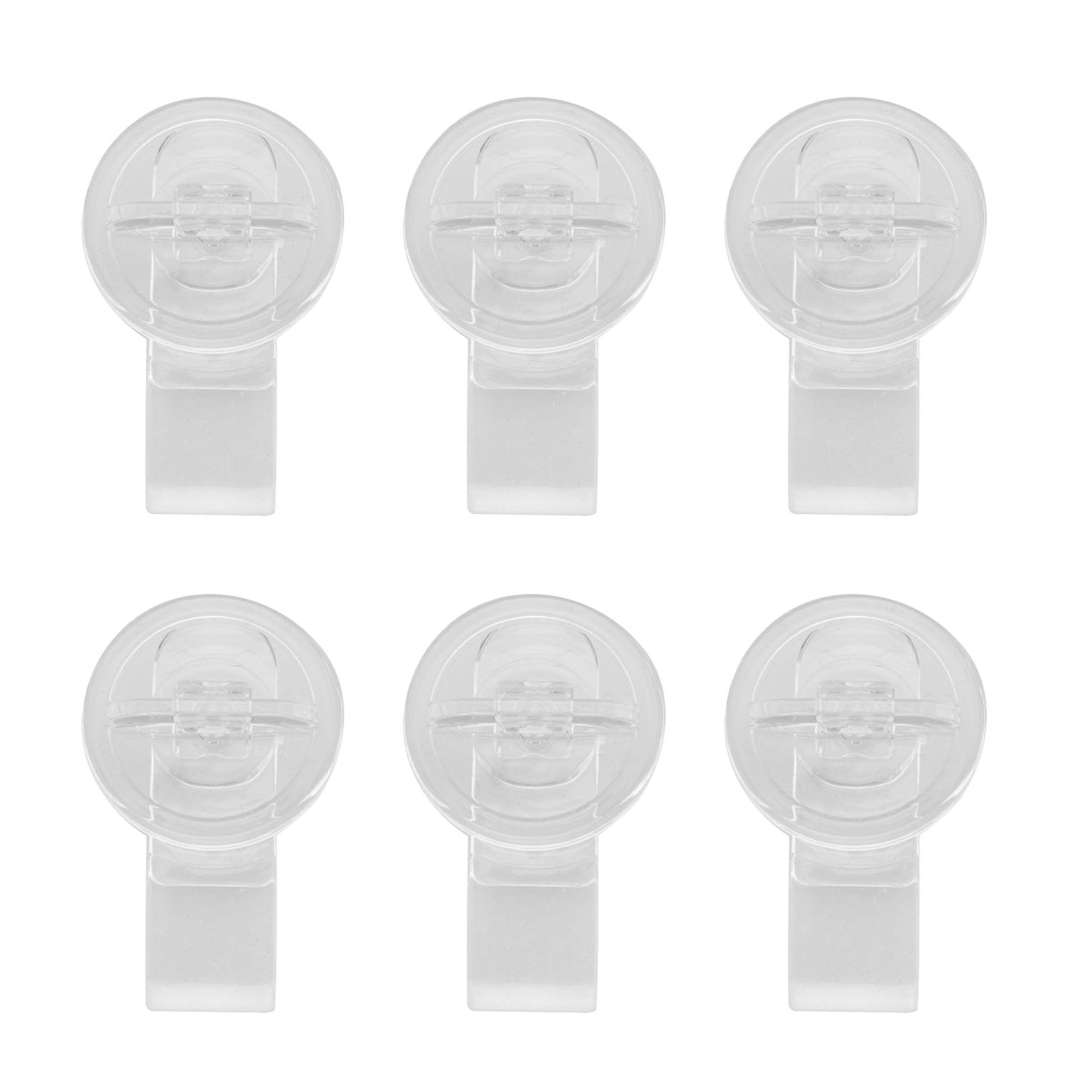 JCBIZ 6PCS Transparent Jewelry Box Latch Buckle Acrylic Hasp Buckles Mini Hinge Hasp Clear Hinge Latch Hasp Lock for Doors Jewelry Box Mini Cabinet