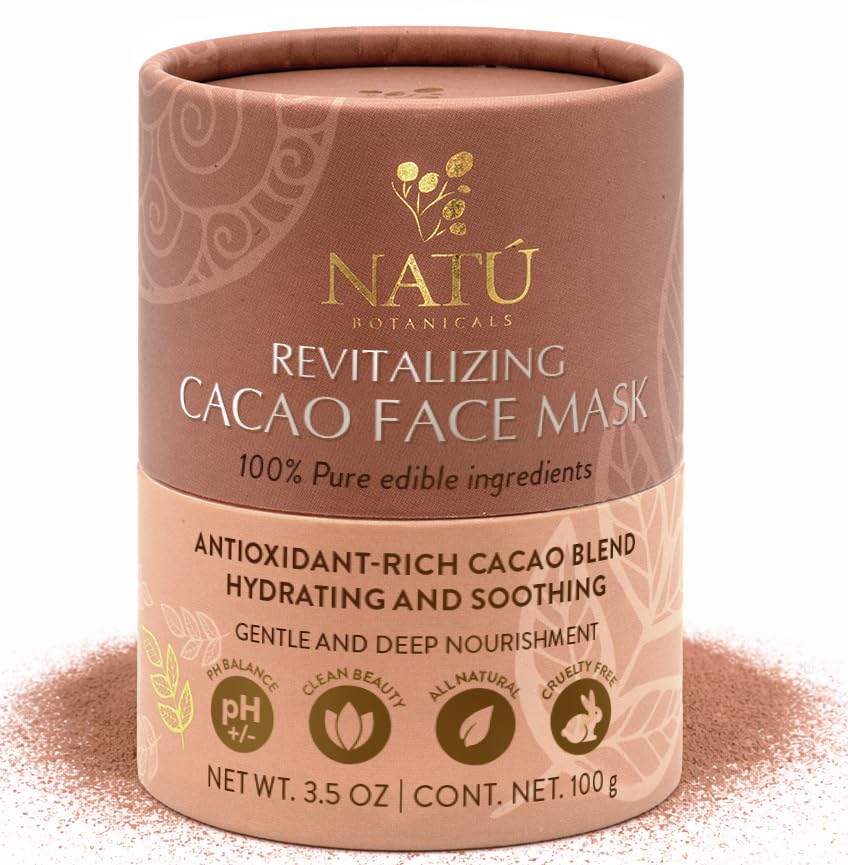 Amazon.com : NATÚ BOTANICALS Revitalizing Cacao Hydrating Face