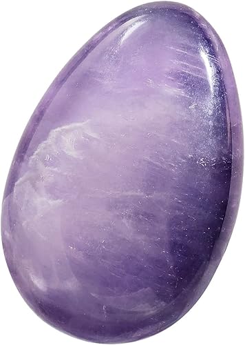 Miniatura 6 de Nupuyai Paquete de 5 piedras curativas pulidas para decoración de huevos de cristal kit de piedras de palma ovaladas para meditación relajación