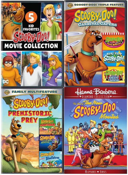 Scooby-Doo Movie Collection: Best of the New Scooby/ Moon Monster Madness/ Gourmet Ghost/ Curse of Speed Demon/ Kiss Rock: Rock & Roll/ Scooby & Batman Brave & The Bold/ Circus Monsters/ Big-top Scooby/ Phantosaur/ Blue Falcon & More [DVD] Region 1