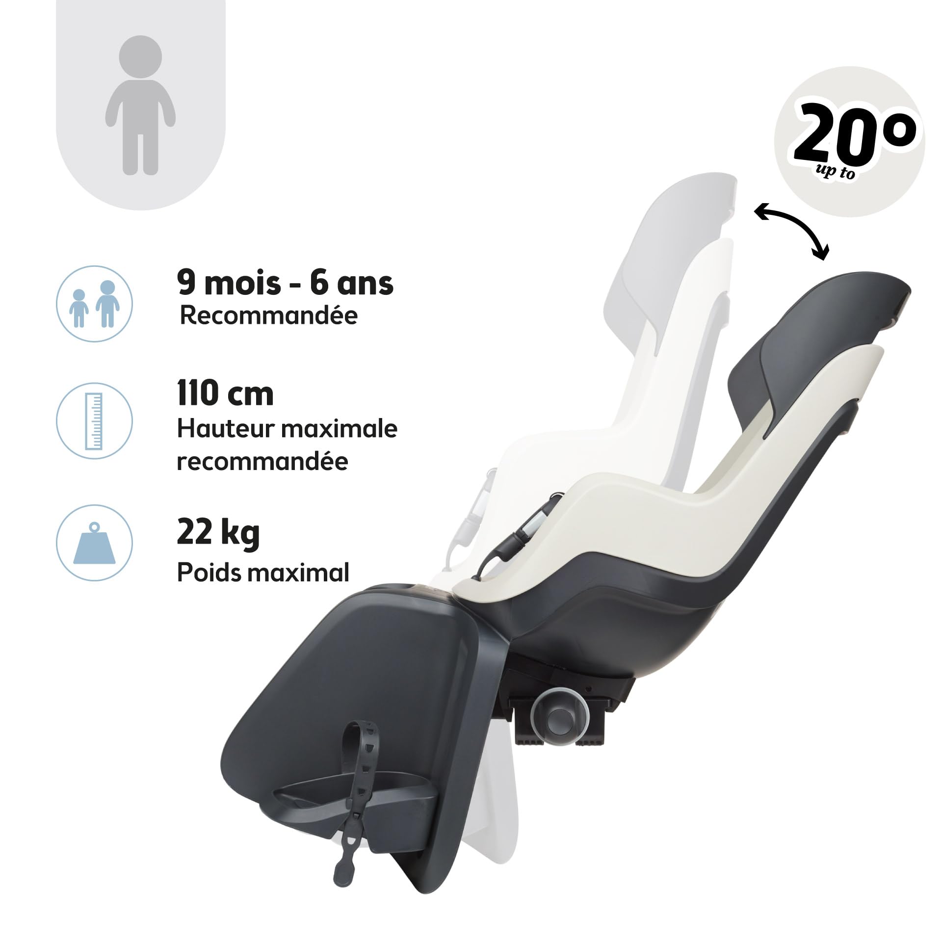 Bobike Go Maxi Carrier Rs XR, Seggiolino Unisex-Baby