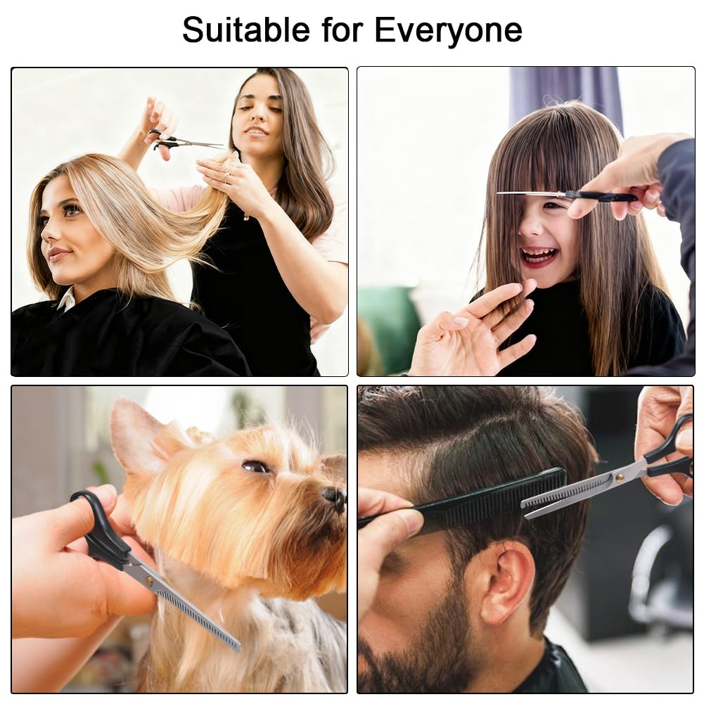 Beugo 4 Piezas Capas para Peluqueria Profesional Impermeable con Tijeras y Peine