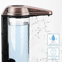 Vista 6 de Secura Dispensador automático de jabón líquido de 17 onzas, dispensador de jabón de manos sin contacto con dispensador de jabón ajustable y control