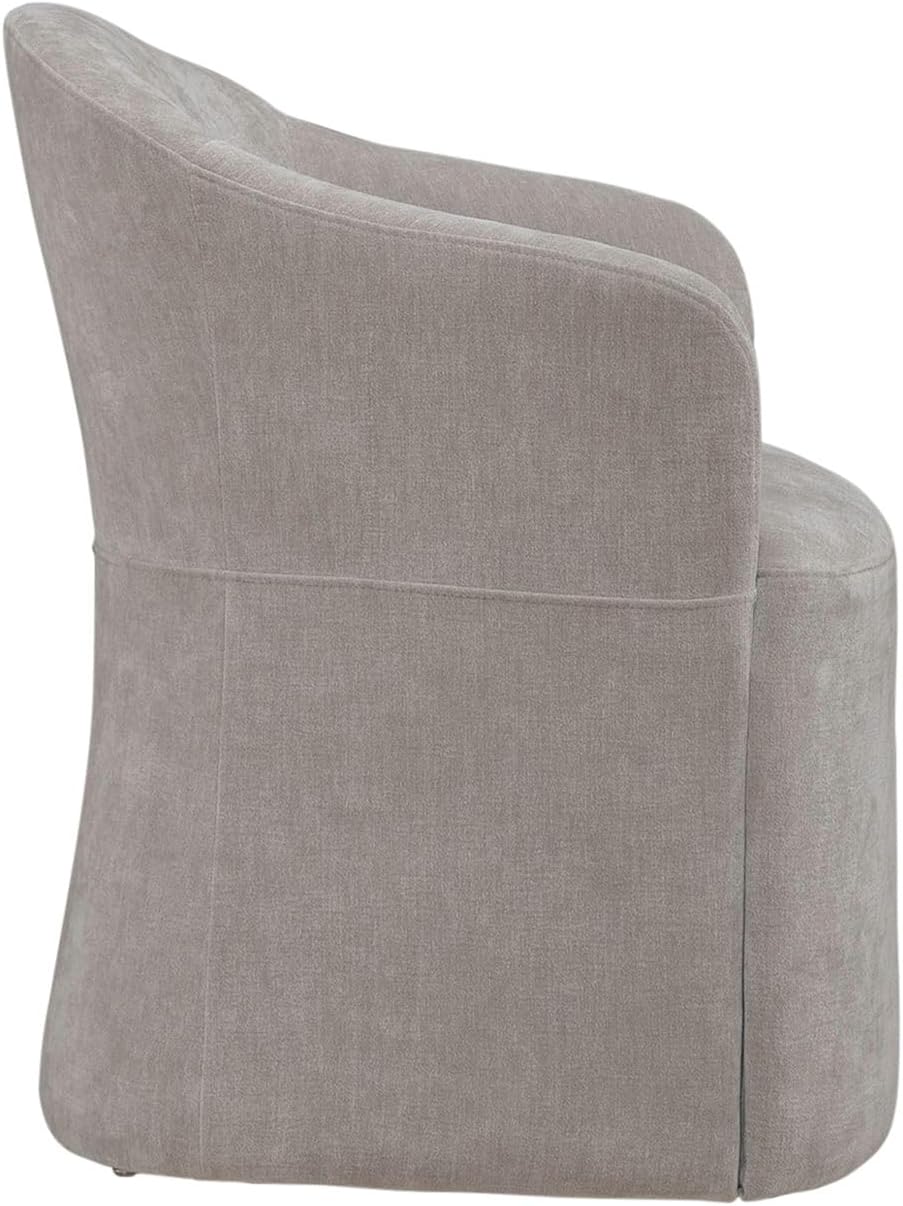 Liberty Furniture Accent Dining Chairs with Castors - Squared Arm - Truffle Upholstry - Set of Four