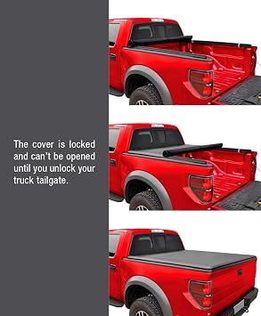 MaxMate Soft Roll-up Truck Bed Tonneau Cover Compatible with 2022-2026 Ford Maverick (Not Fit Models with Utility Track System) | 4.5' (54) Bed | TCF169061