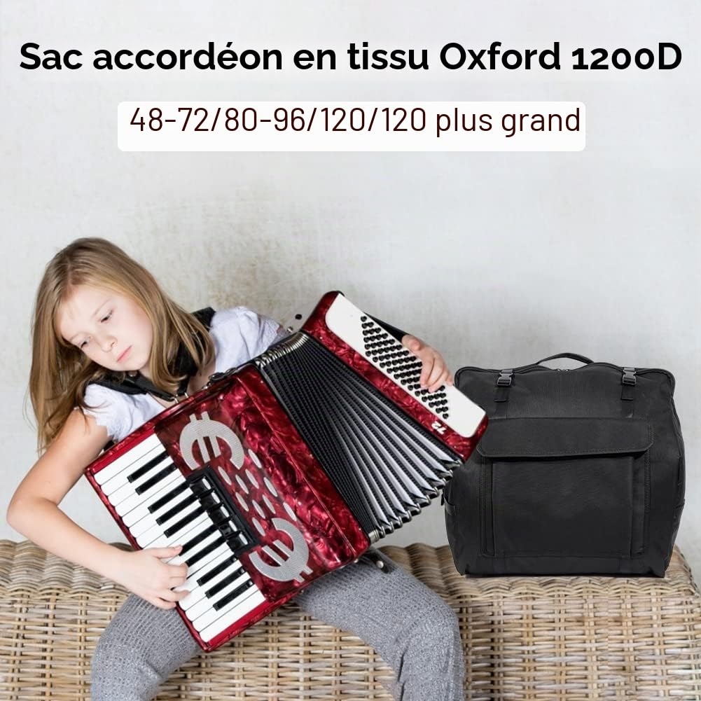 Sac Accordéon Woyufen Réglable Bretelles Accessoires Musique