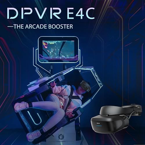 Miniatura 9 de DPVR E3C Virtual Reality Headset Black Hard Strap VR Set for Business of Egg Seats Headset VR Simulator Riders VR Moto and and VR Flying VR Headsets