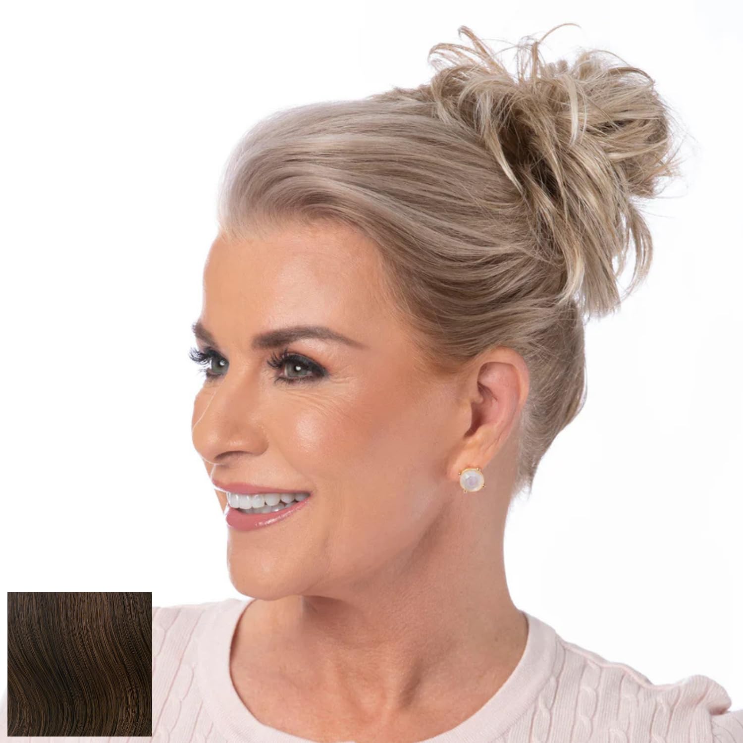 Toni Brattin Twist Classic - Hair Piece Accessory - Instant Volume & Styling for Women - Wrap Around Short or Long Ponytail - Quick and Easy to Use Wrap Up Bun