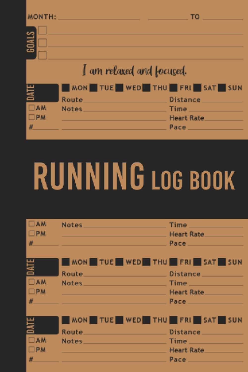 Running Log Book: 52 Undated weeks - Track your daily runs, races, goals, achievements and improvements - Motivational quote for each week