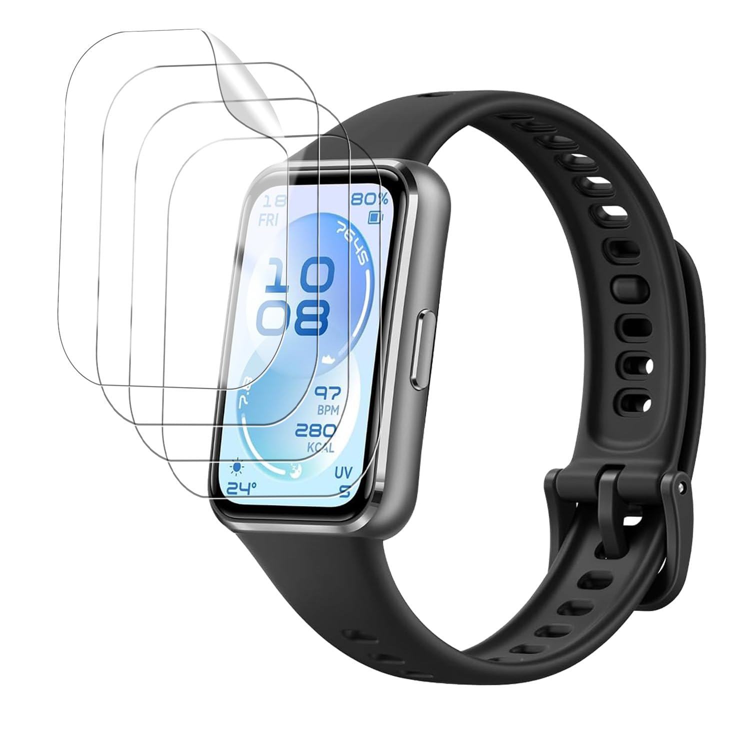 Amazon.co.jp: 【4枚セット】For HUAWEI Band 11 Aluminum Edition 