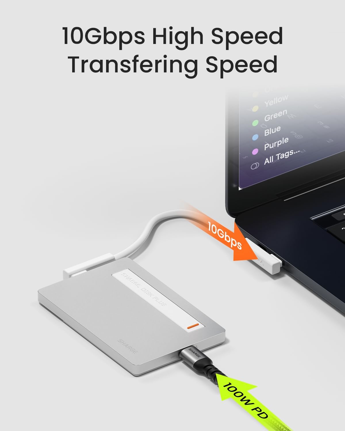 SSD Enclosure and USB C Data Cable Bundle