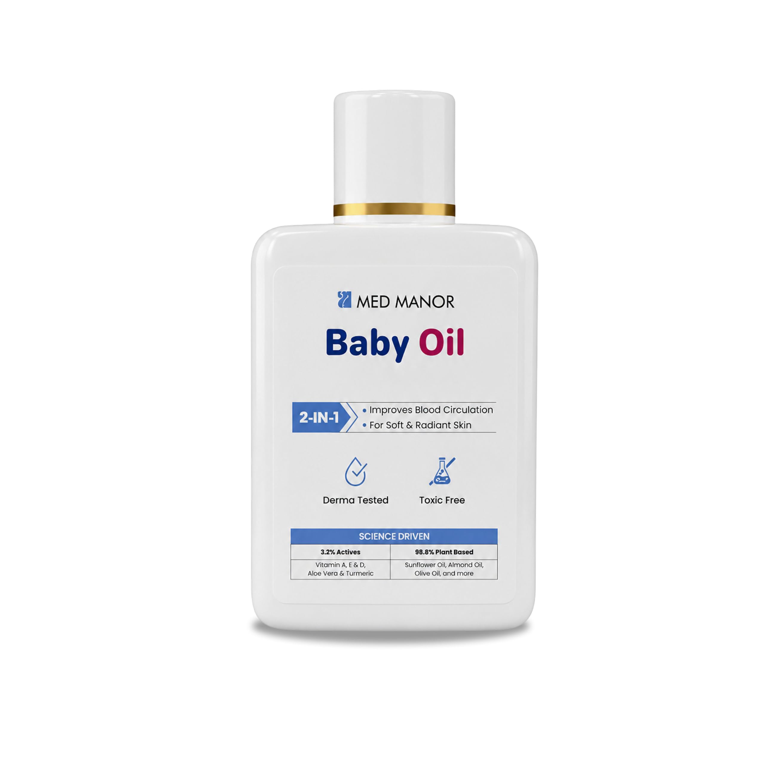 Baby Skinn Complete Baby Care Kit | Massage oil with heater | Bathing bar ph5.5 (Refill Pack)-image-45