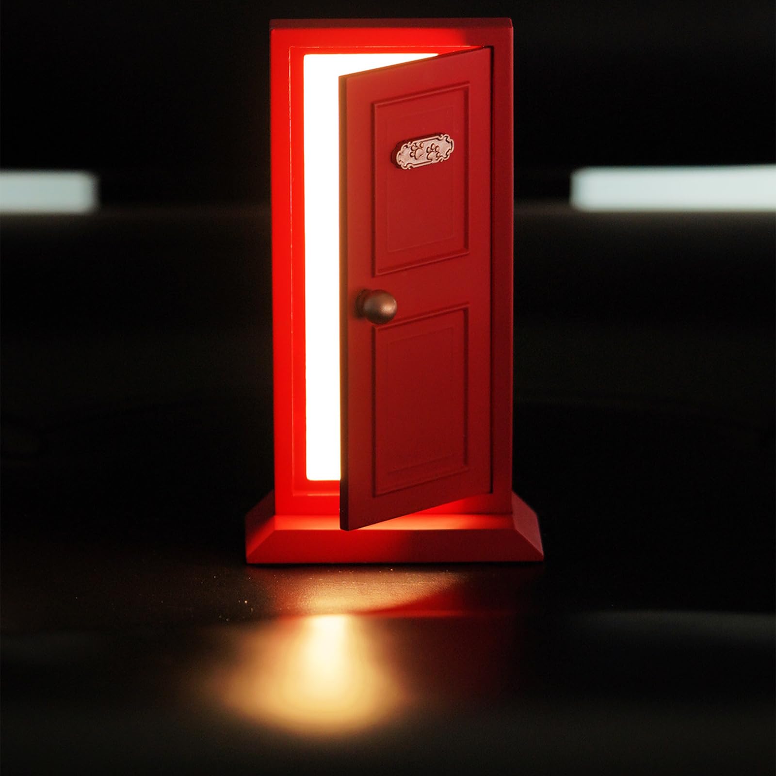 Lámpara De Noche Led Abre La Puerta A La Luz, Lámpara Ambiental Creativa con Forma De Puerta, Luz De Ambiente Única para La Decoración del Hogar, Dormitorio