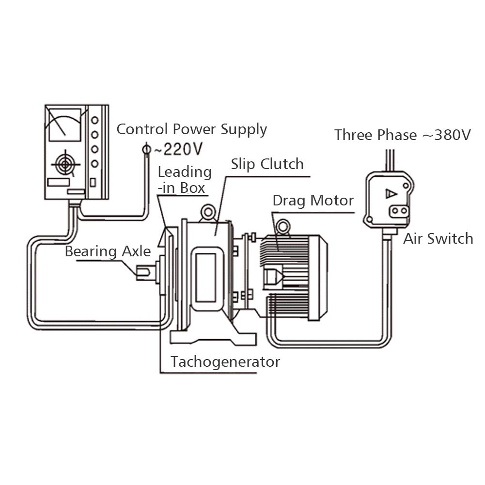 Regolatore di velocità motore elettromagnetico CA 220 - 240 V, regolatore di velocità regolabile per motore a slittamento, controllo di velocità continuo con design IP5X, (JD1A-11)