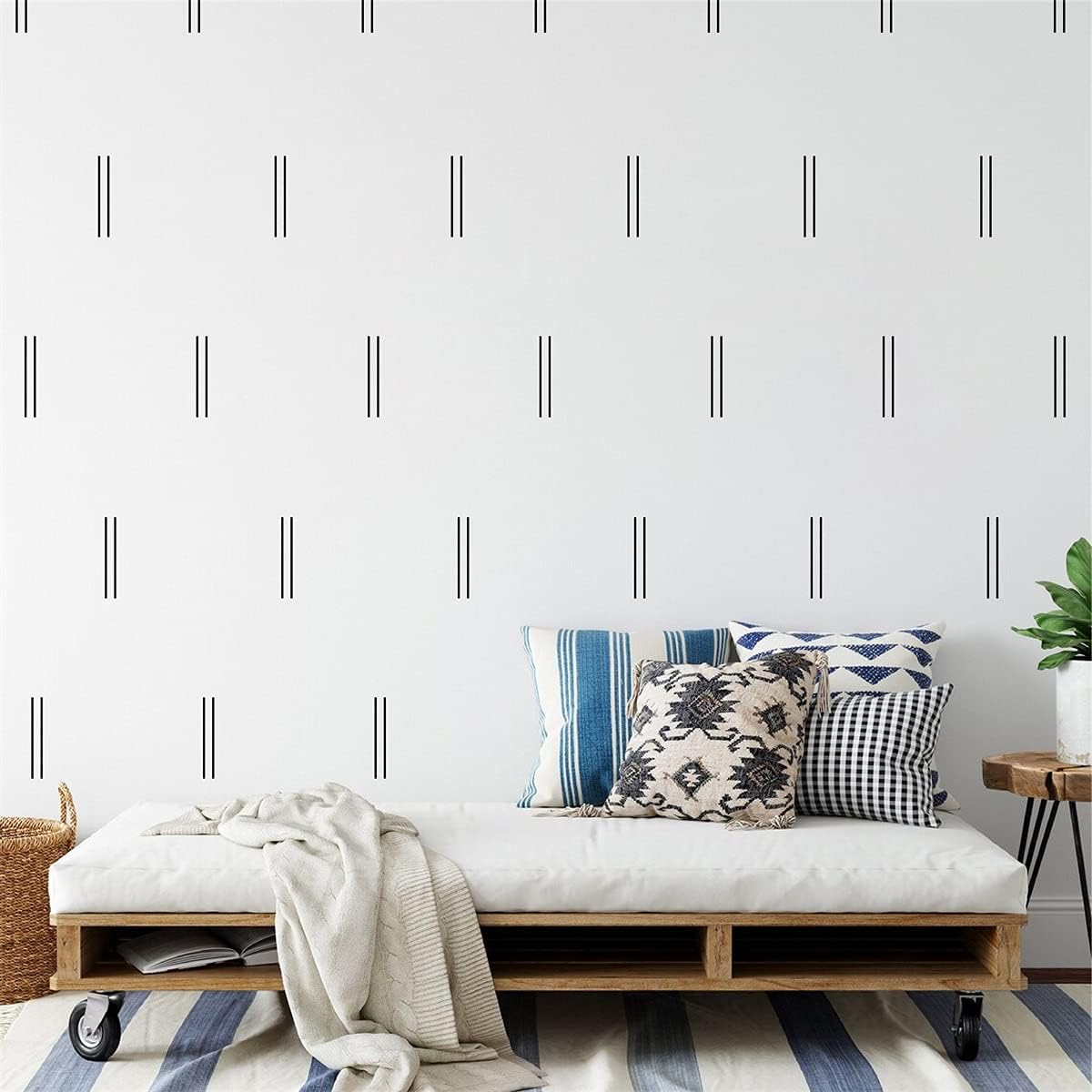 Black Strip Wall Stickers