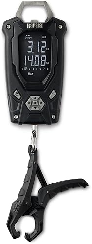 Rapala Báscula digital de alto contraste RHCDS50, negro, 50 libras.