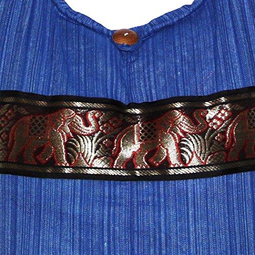 Image of Elephant Stripe Bohemian Hipster Hobo Boho Hippie Crossbody Bag