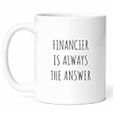Financier Lover Mug - Pastry Aficionado Coffee Cup - Bakery Enthusiast Funny Gift From - French Dessert Tea Mugs - Treat Cups - 11 Oz Ceramic Gifts For Tooth, Birthday, Him, Her, Christmas, Baking
