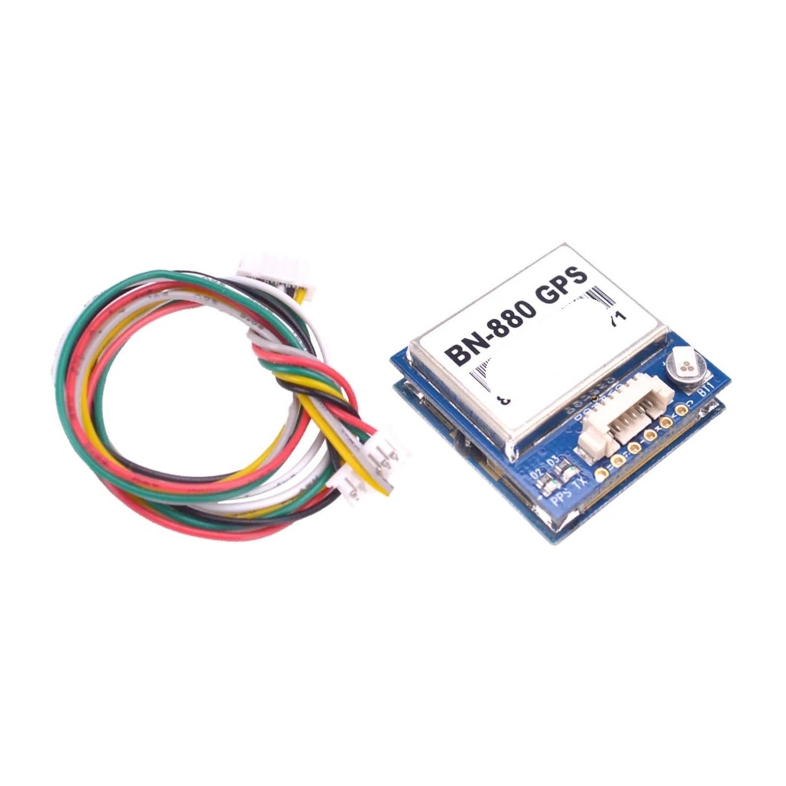 Compatibile con il modulo di posizionamento GPS GLONASS a doppia banda BN-880 con antenna e cavi for drone FPV, quadricottero RC da corsa(1PCS BN-880 GPS)
