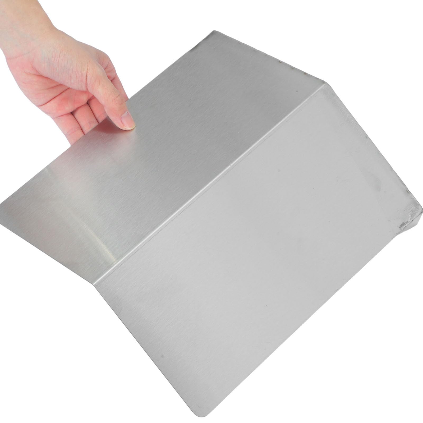 PACKOVE Kamera Einfacher Regenschutzhaube Überwachungskameras für Edelstahl mit Vollschutz Installation Größe 30x27x9cm Silber und Geeignet für Garten und Veranda