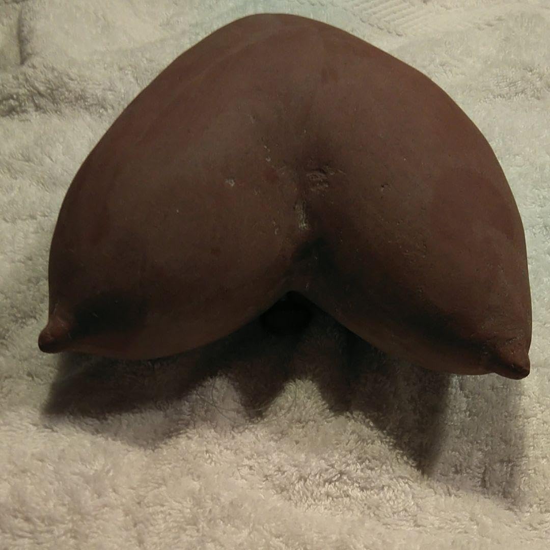 陶芸家篠塚裕子さんハートワインレッド北欧ヨーガンレール素焼き