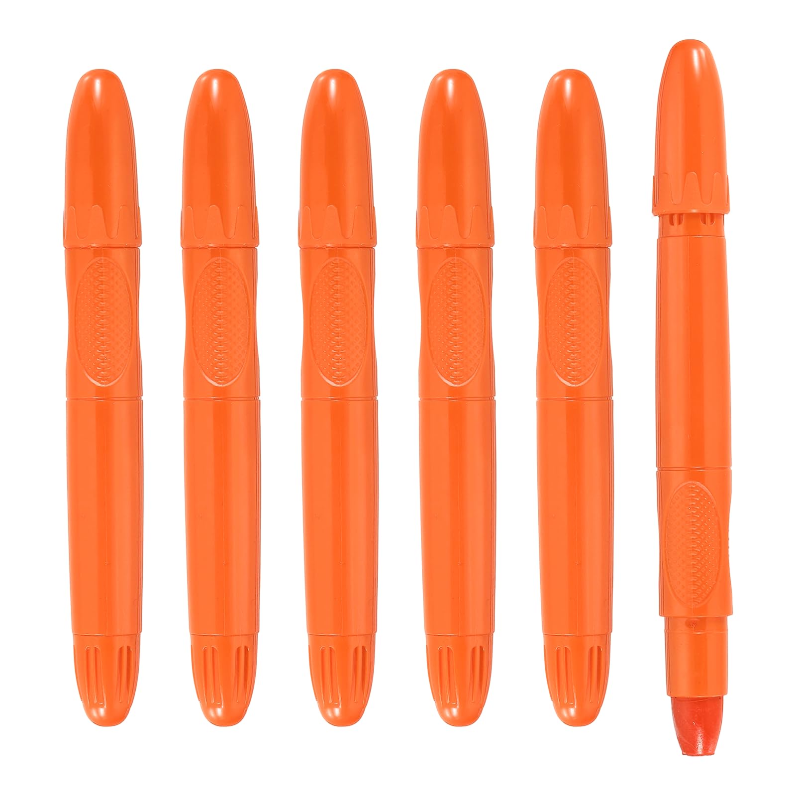 PATIKIL 6 Pack Twistable Crayons, Coloring Twist Crayon Retractable Easy to Hold Silky Washable for Coloring Books Crafts Birthday Parties Art Office Supplies, Orange