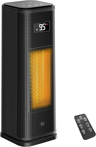 Calentador de espacio, calentadores eléctricos portátiles para uso en interiores con termostato ajustable y control remoto, oscilación de 45, disponible en Yaxa Costa Rica