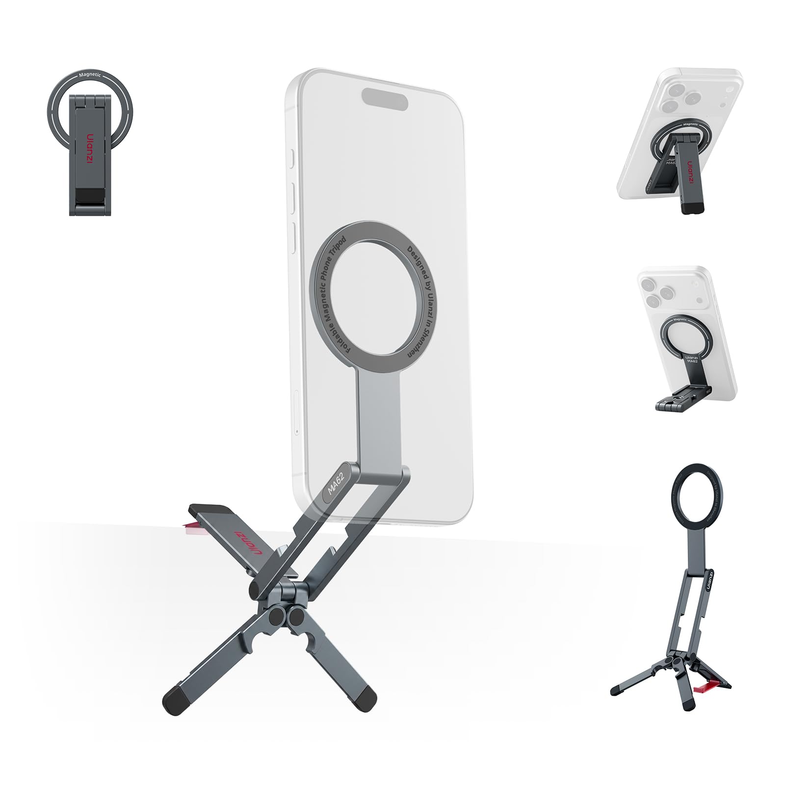 Amazon.com: Ulanzi MA62 Magnetic Phone Tripod for MagSafe