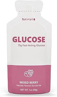 Glucose Liquid Gel, Pack of 10, Berry - 15g Fast-Acting Liquid Glucose