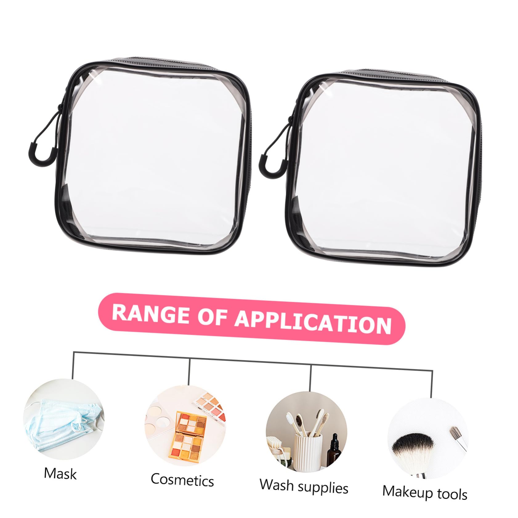 Healeved 8pezzi Borse Cosmetiche Impermeabili Custodie Per Makeup e Toiletry Organizer Maneggevole Per Cosmetici e