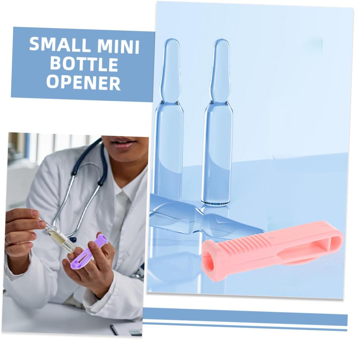 3Pcs Labor Saving Glass Vial Ampule Bottle Opener Ampule Breaker Tools for Easy Opening of Glass Vials and Bottles