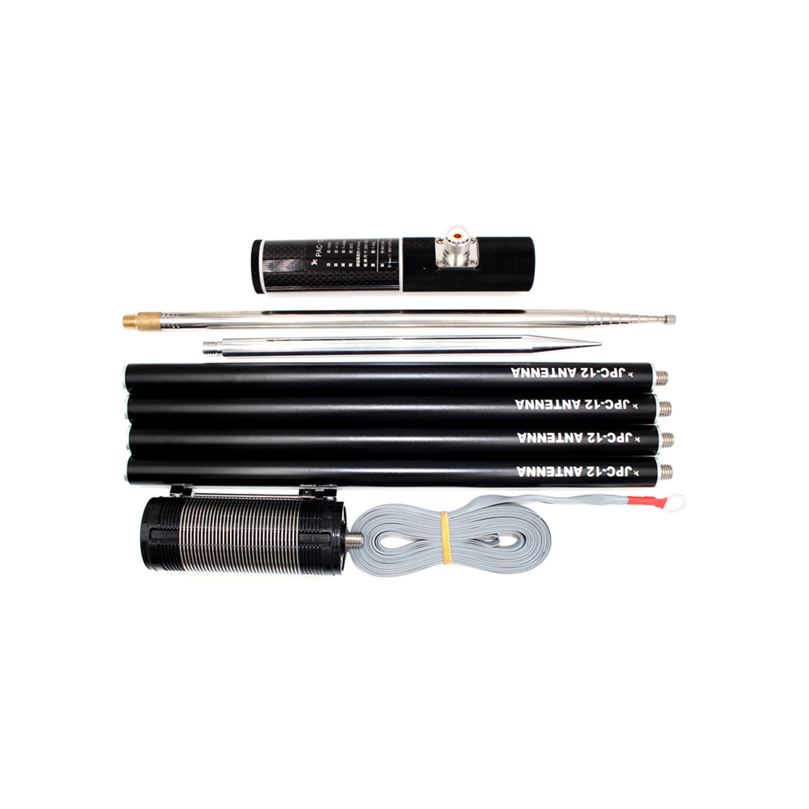Topteng JPC-12 7MHz-50MHz 100W 8-Band HF Portable Shortwave GP Antenna QRP Apto para Ham Radio