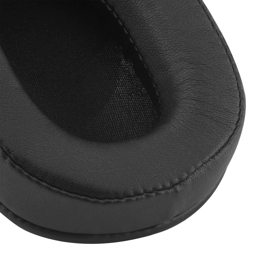 Zapasowe Nausznik do Audio Technica ATH-M50 / M50X / M50XBT / M50RD / M40X / M30X / M20X / MSR7 / SX1 Słuchawek od MMOBIEL - Memory Foam i Protein PU Wymienna Poduszka Uszu - Pady Nauszne - Czarny