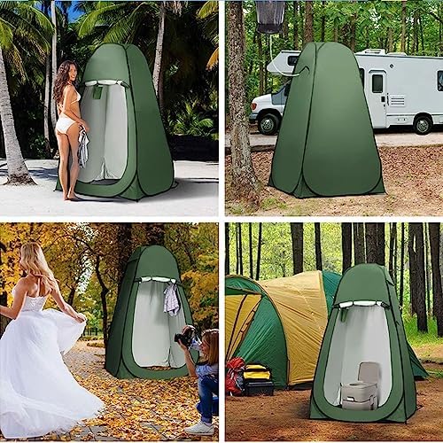 Portable Changing Room Tent for Pontoon Boats - Pop Up Shower & Bathroom Privacy Tent, Outdoor Camping Changing Room, Portable Toilet Privacy Shelter, Instant Setup