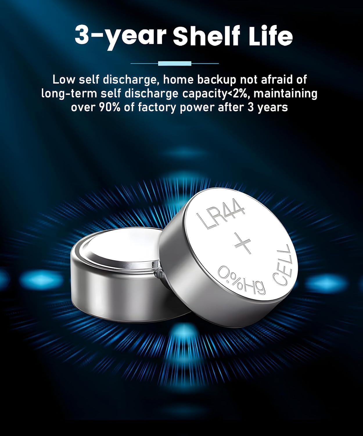 10 PACK Battery Con Cell Button 1.5V L1154 SR44 SR44W SR44SW V13GA US - Foto 5