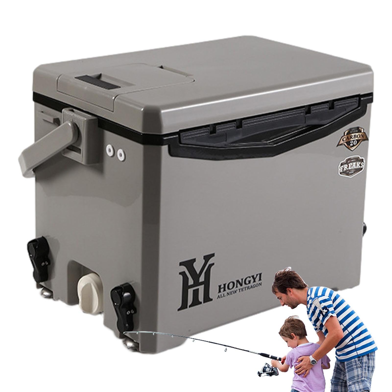 Dispositivo de refrigeración con lado rígido – Dispositivo de refrigeración de viaje ligero y portátil, nevera de viaje para bebidas, picnic, barbacoa, barcos, mantiene las bebidas frías