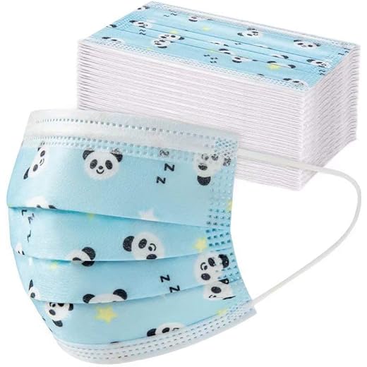 ApePal Kids Safety Face Mask 50Pcs Blue