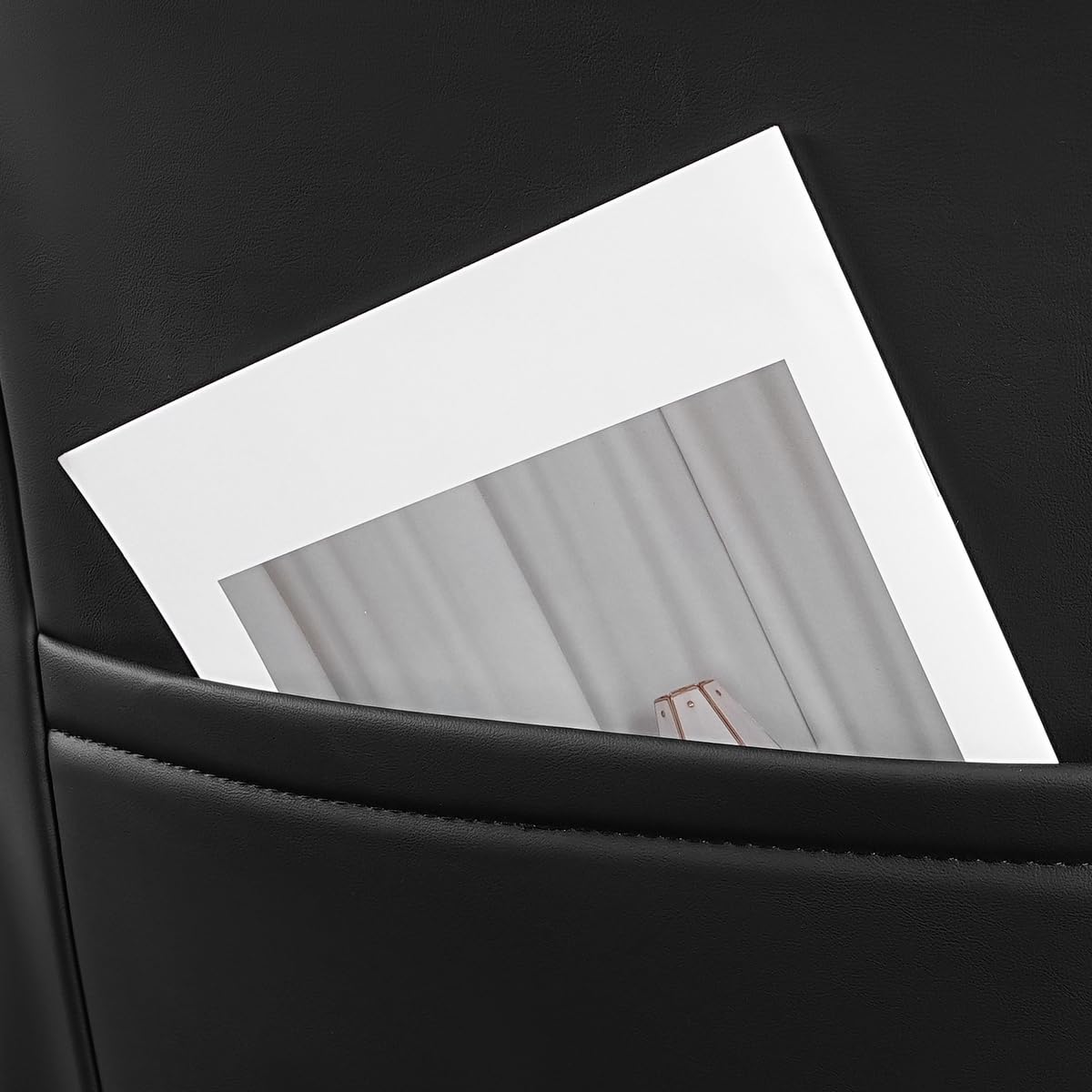 Ensemble de housses de sièges avant 2 pièces pour Mercedes-Benz GLK 2008-2016, en cuir PU imperméable, compatibles avec l’airbag (noir)