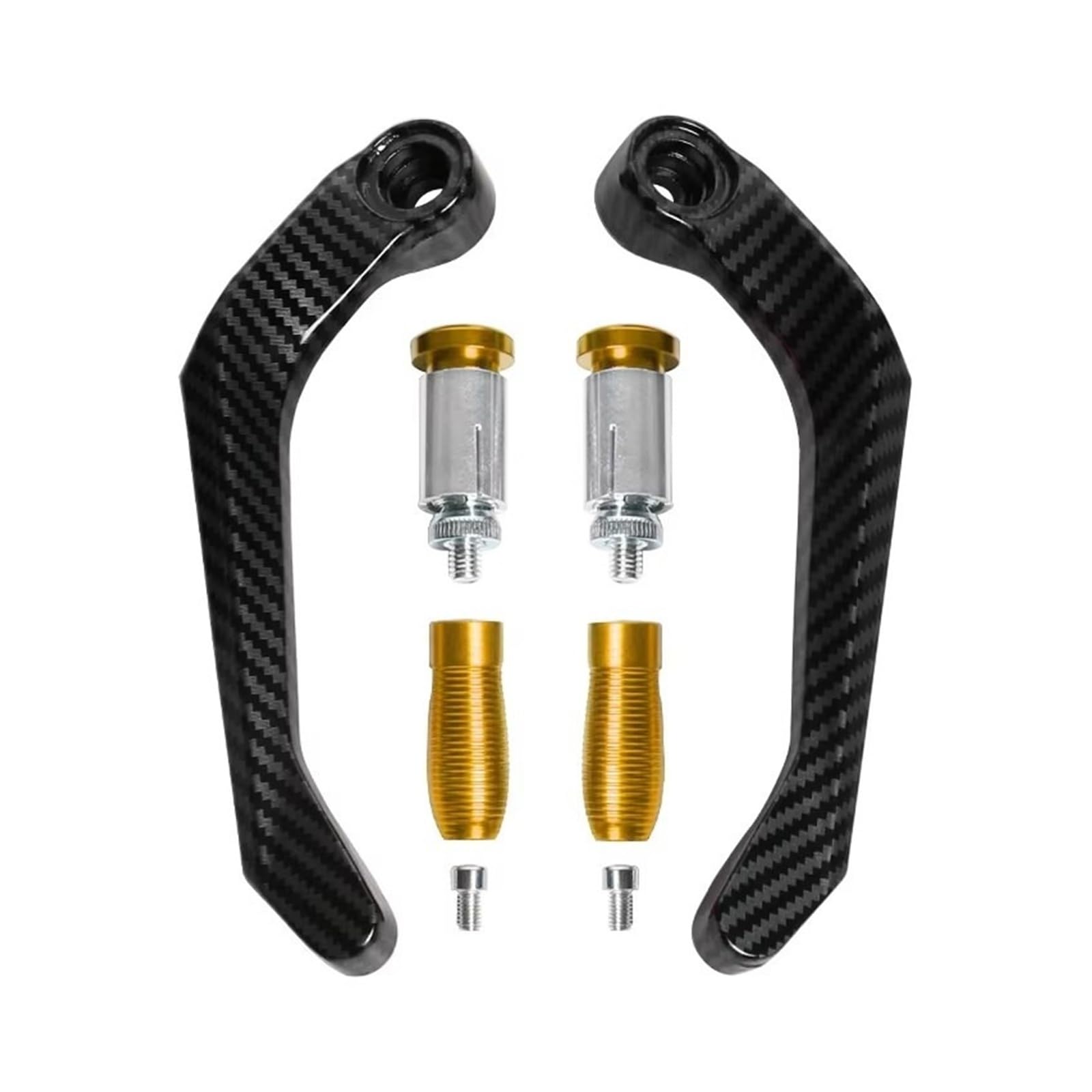 Mreqning Golden Motorcycle Lever Guard Universal Cnc Aluminum Alloy Motorcycle Accessories Handlebar Bow Grips Brake Clutch Levers Modification Protective.