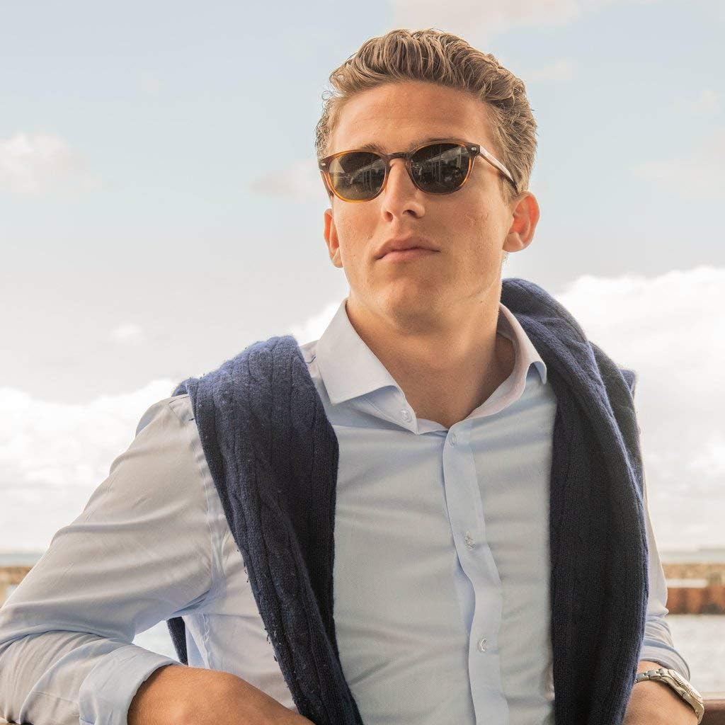 Christopher Cloos Mala Minimalist Polarized Sunglasses