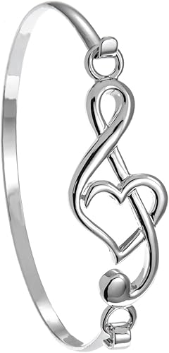 Pulsera musical Regalo para músicos Joyas musicales para mujer, Metal