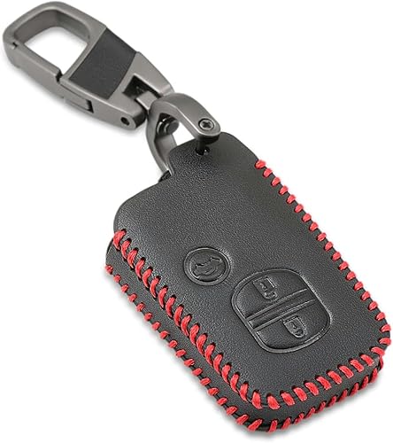 Miniatura 4 de Funda de piel con 3 botones para llave de coche, para Toyota Land Cruiser Prado Avensis IQ Corolla Prius Highlander Yaris