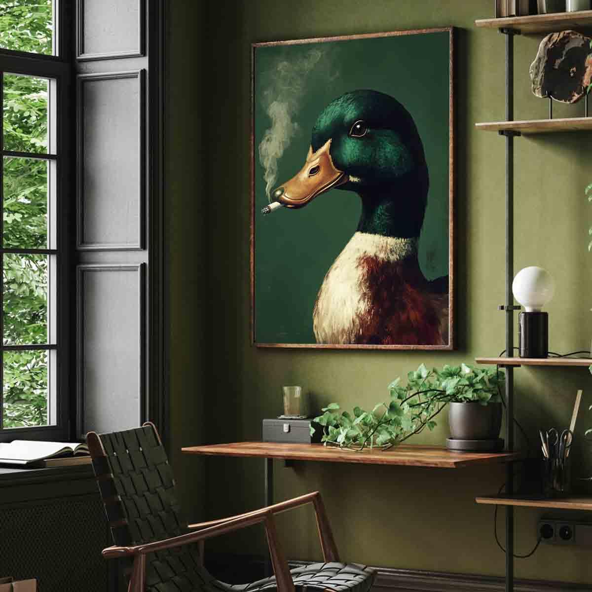 duck smoking cigarette painting Amazon.com: Mostemauo Vintage Mallard Duck Wall Art Whimsical Duck Smoking  Cigarette Painting Portrait Animal Prints Funny Animal Smoking  Picturemallard Print Retro Green Living Room Decor 16x24inch No Frame:  Posters & Prints