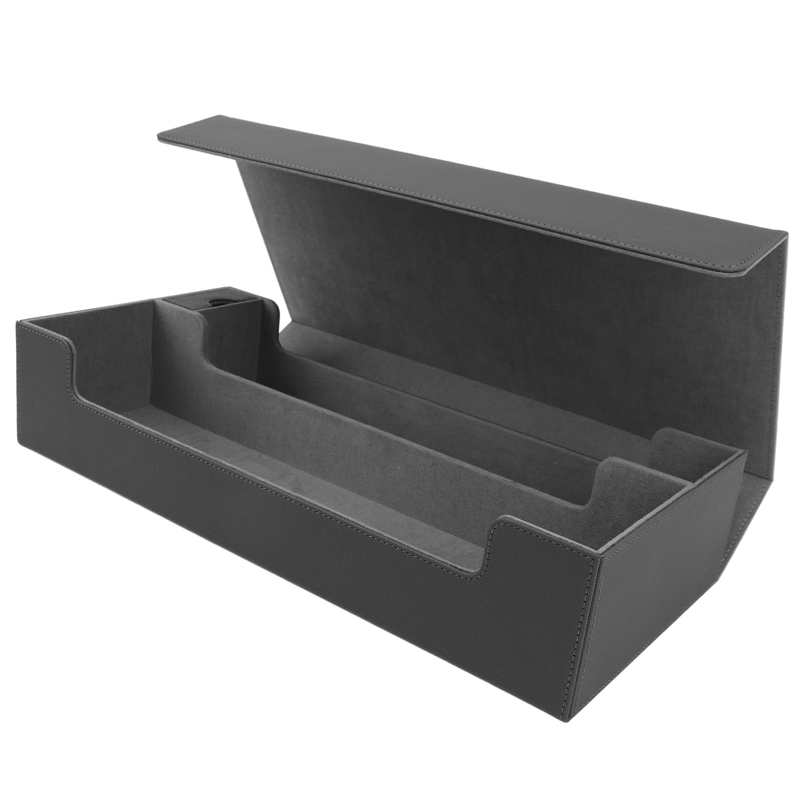 Card Storage Box Magnetic Closure PU Leather Organizer for Game and (#3)