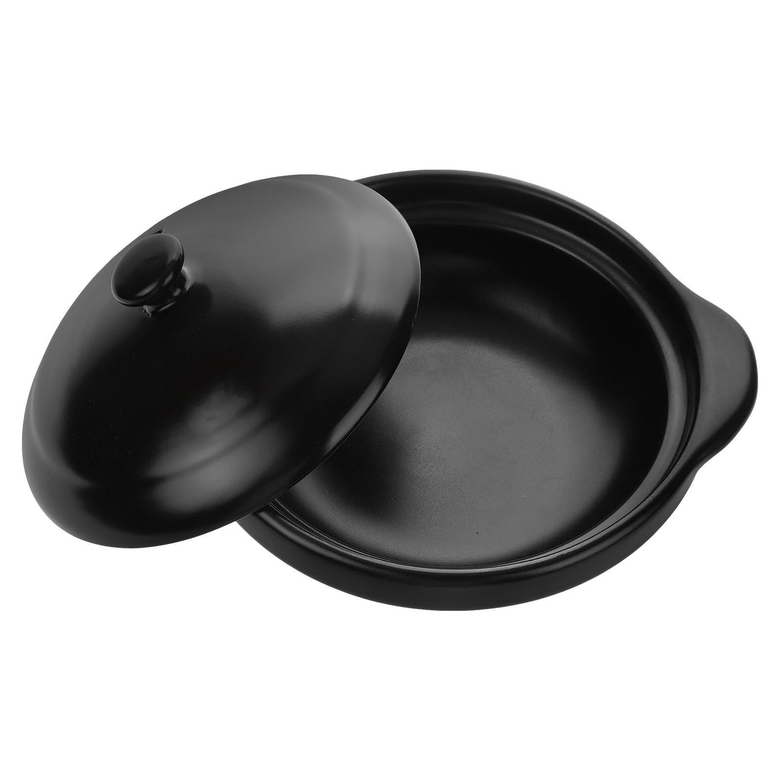 Marmite en céramique noire de cuisson pour restaurant et maison