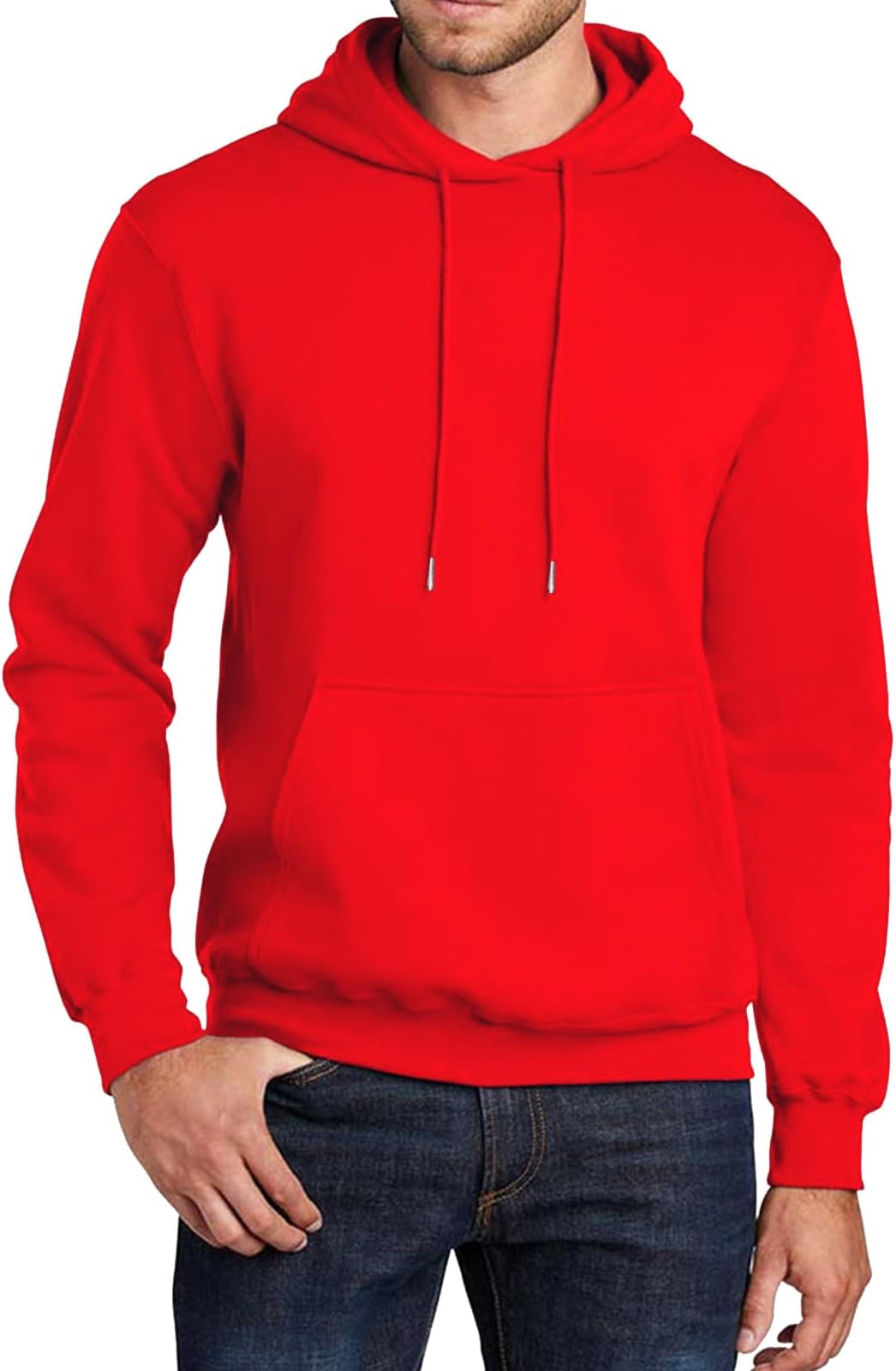 adidas red fleece hoodie