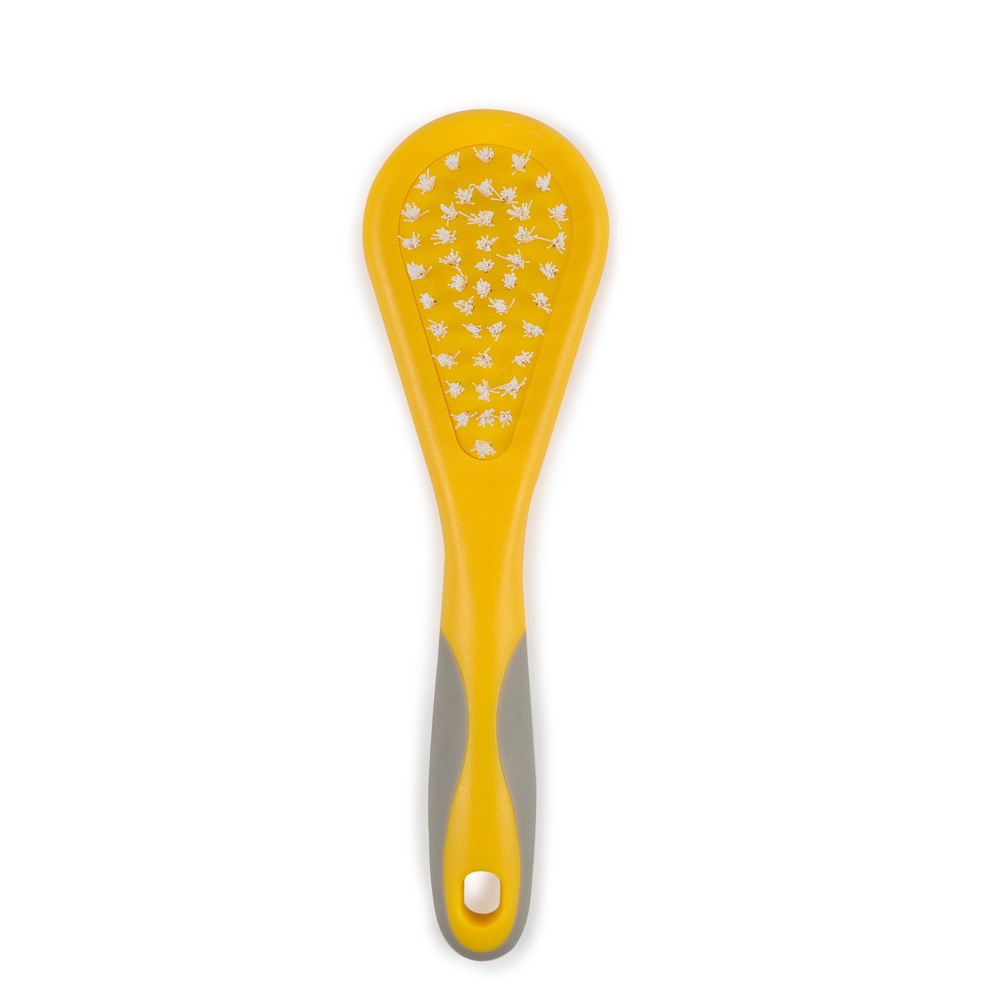 Ancol Small Animal Bristle Brush Yellow Lightweight Grooming Tool for Rabbits and Guinea Pigs - Small