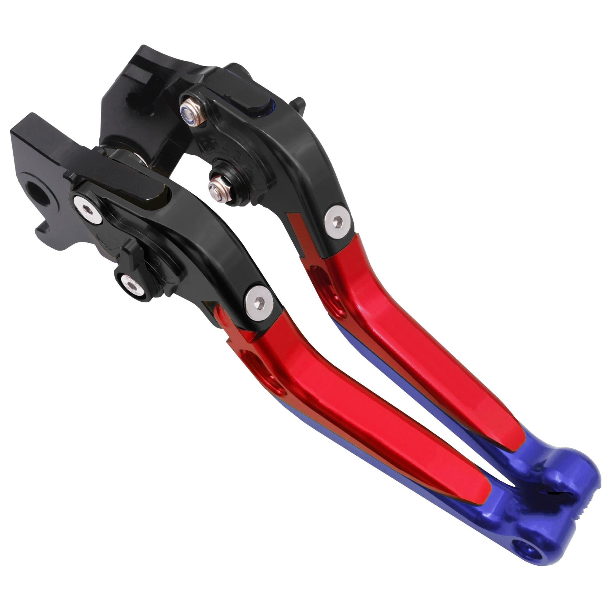 GIMEGIOYLY for CB1000R for CB 1000R for CB 1000 R Brake Clutch Lever Adjustable Folding Lever Clutch Lever Brake Lever Set Clutch Brake Lever Handle(BK RD BU-BK)
